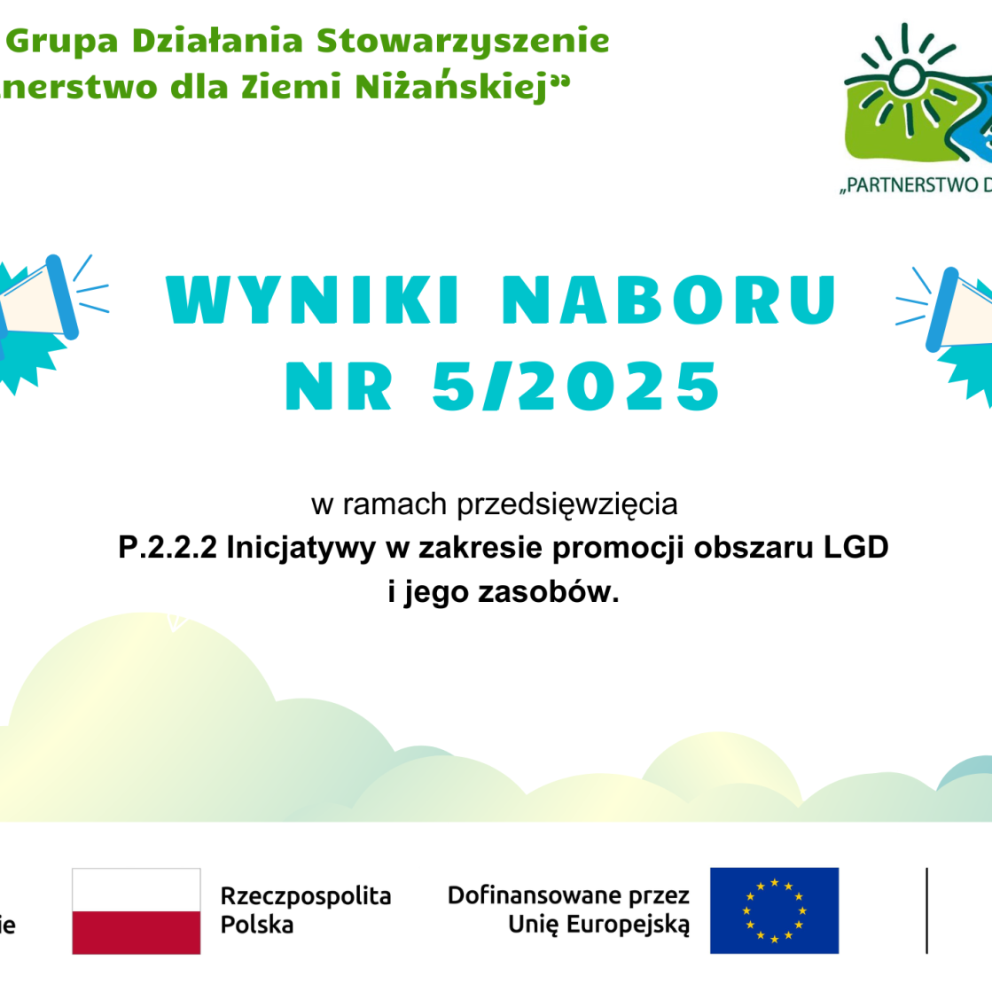 Wyniki oceny i wyboru operacji w ramach naboru nr 5/2025
