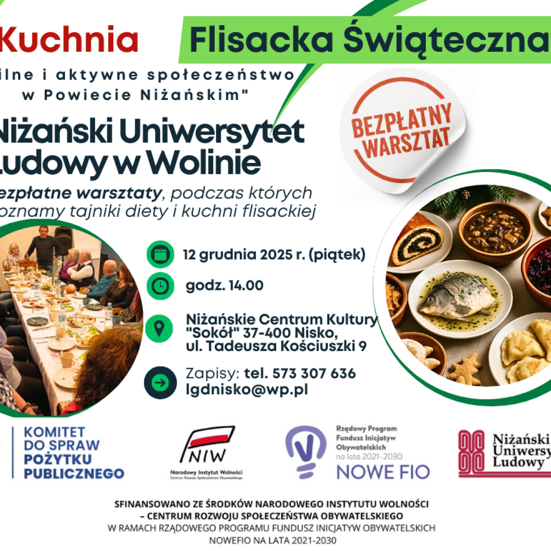 Warsztaty Flisackiej Kuchni Świątecznej